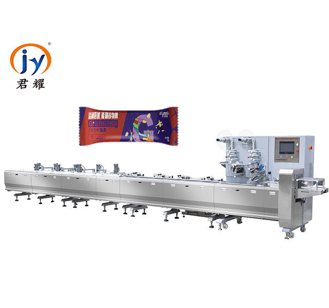 Machine à emballer automatique d'oreiller de barre d'énergie d'alimentation